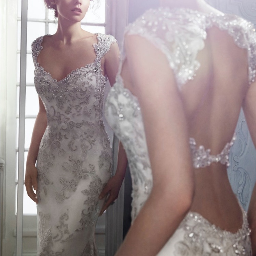Jade Maggie Sottero wedding dress size 8